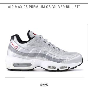 nike 95 silver